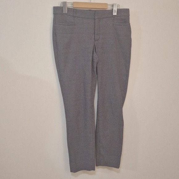 Banana Republic Sloan fit geometric print pants Spring 2020  SZ 6 - Picture 2 of 7